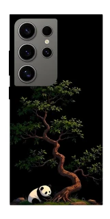 Чехол на Samsung Galaxy S24 Ultra Panda and tree фото 1 из 1