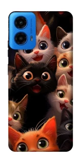 Чохол на Motorola Moto G45 happy cats фото 1 з 1