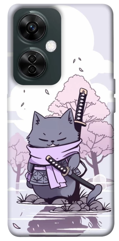 Чехол на OnePlus Nord CE 3 Lite Samurai cat фото 1 из 1