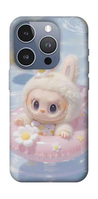 Чехол на Apple iPhone 16 Pro Labubu swimming фото 1 из 1
