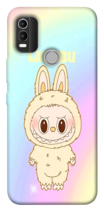 Чехол на Nokia C21 Plus Fluffy Rainbow Labubu фото 1 из 1