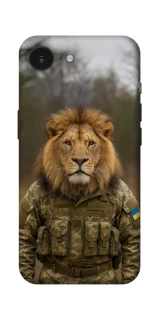 Чохол на Apple iPhone 16e (6.1") Лев захисник фото 1 з 1