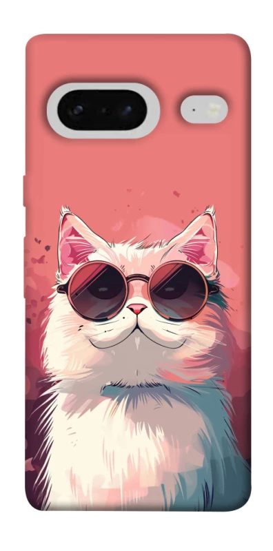 Чохол на Google Pixel 7 Сat with glasses фото 1 з 1