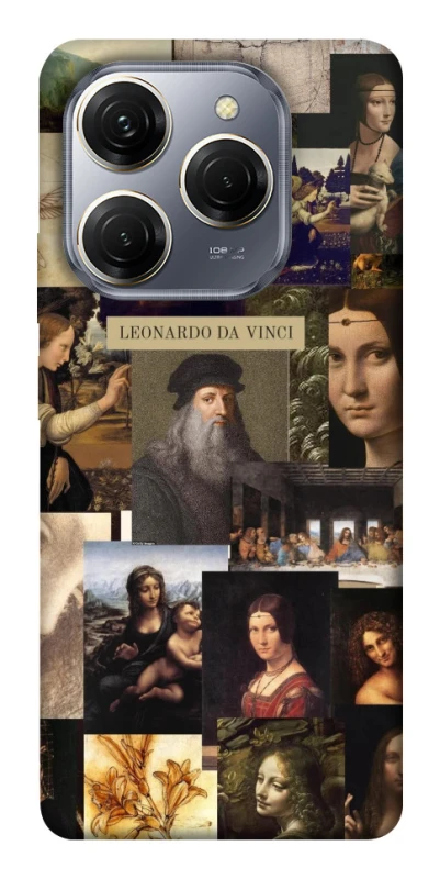 Чехол на TECNO Spark 20 Pro Leonardo da Vinci фото 1 из 1