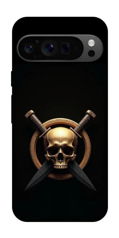 Чохол на Google Pixel 9 Pro Golden Skull фото 1 з 1