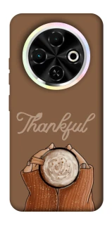 Чехол на TECNO Spark 30C Thankful coffee фото 1 из 1