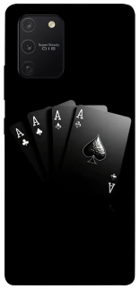 Чехол на Samsung Galaxy S10 Lite Black Cards фото 1 из 1