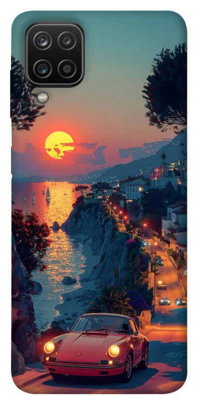 Чехол на Samsung Galaxy A12 Porsche sunrise фото 1 из 1