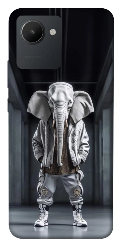 Чехол на Realme C30 Слон v2 фото 1 из 1