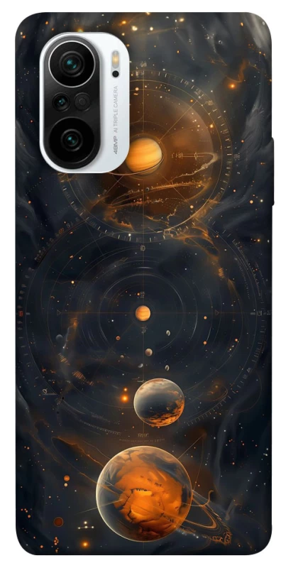 Чехол на Xiaomi Redmi K40 / K40 Pro / K40 Pro+ / Poco F3 Солнечная система фото 1 из 1