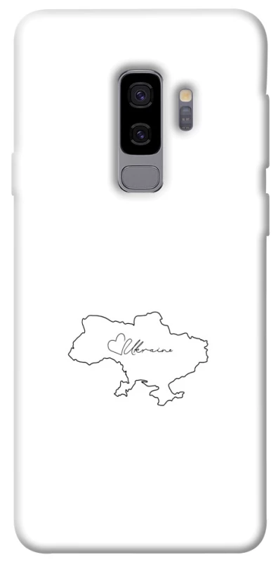 Чехол на Samsung Galaxy S9+ Ukraine map фото 1 из 1