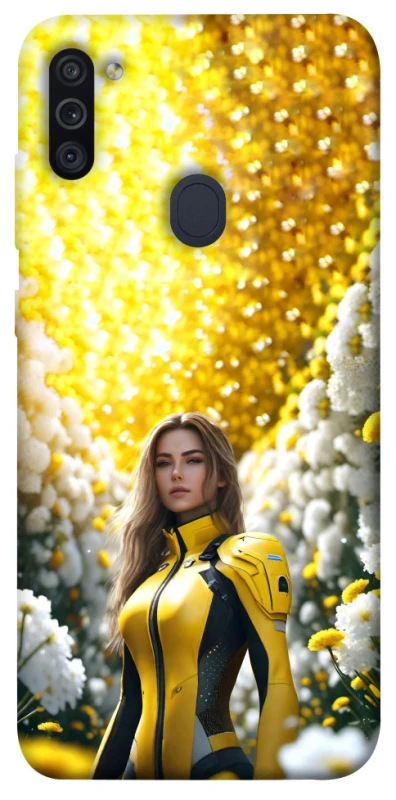 Чохол на Samsung Galaxy M11 Cyber space girl ver.2 фото 1 з 1