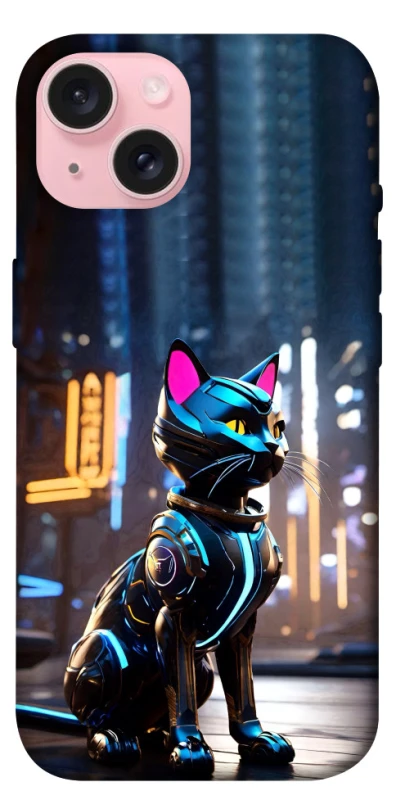 Чехол на Apple iPhone 15 (6.1") Cyber cat фото 1 из 1