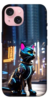 Чехол на Apple iPhone 15 (6.1") Cyber cat фото 1 из 1