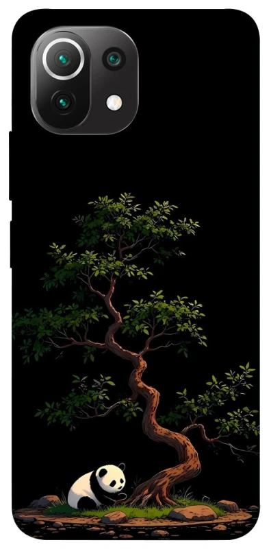 Чехол на Xiaomi Mi 11 Lite Panda and tree фото 1 из 1