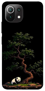 Чехол на Xiaomi Mi 11 Lite Panda and tree фото 1 из 1