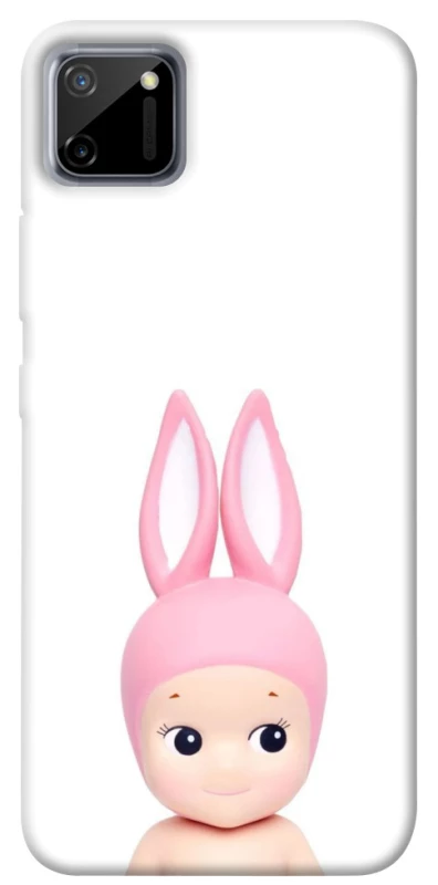 Чехол на Realme C11 Minimal Bunny Peek фото 1 из 1