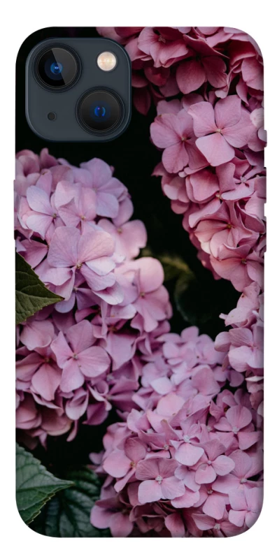 Чехол на Apple iPhone 13 (6.1") Розовые гартензии фото 1 из 1