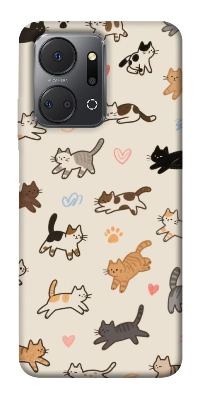 Чохол на Huawei Honor X7a Cat style ver.2 фото 1 з 1
