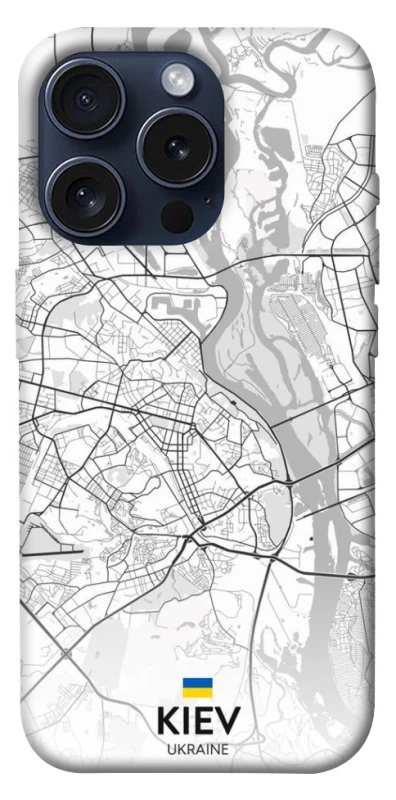 Чохол на Apple iPhone 15 Pro (6.1") Kiev white map фото 1 з 1