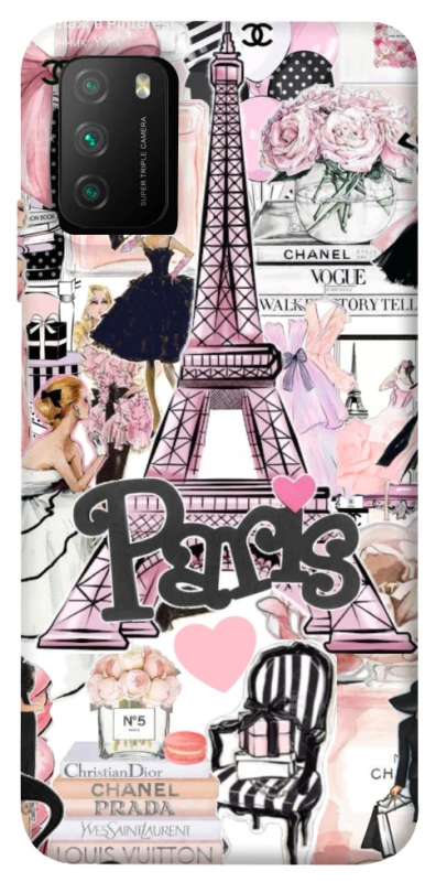 Чохол на Xiaomi Poco M3 Fashion collage ver.8 фото 1 з 1