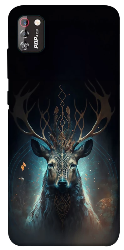 Чохол на TECNO POP 4 Pro Скандинавський олень v2 фото 1 з 1