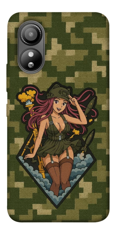 Чохол на ZTE Blade L220 Military Waifu фото 1 з 1