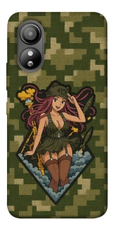 Чохол на ZTE Blade L220 Military Waifu фото 1 з 1