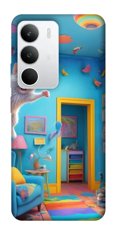 Чохол на Realme C71 crazy cat фото 1 з 1