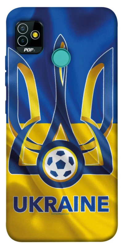 Чехол на TECNO POP 5 Футбольный Герб v3 фото 1 из 1