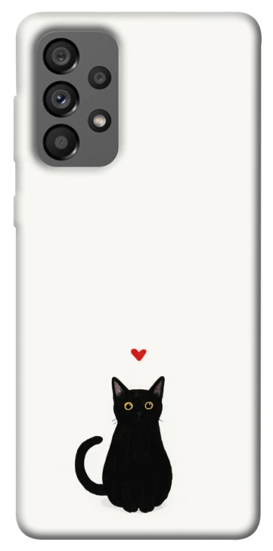 Чохол на Samsung Galaxy A73 5G cat in love фото 1 Чохол на Samsung Galaxy A73 5G cat in love фото 1 з 1