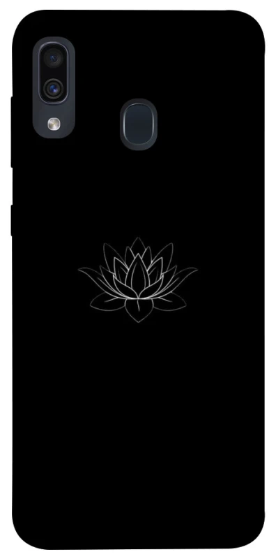Чохол на Samsung Galaxy A20 / A30 Black Lotus фото 1 Чохол на Samsung Galaxy A20 / A30 Black Lotus фото 1 з 1