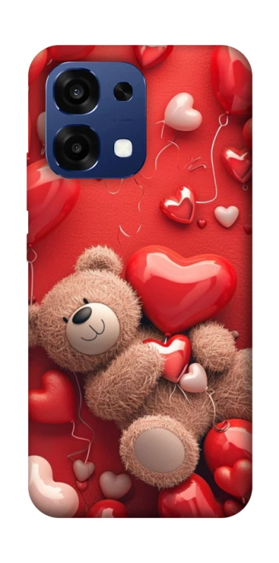 Чохол на Oppo A6 Pro 4G/5G bear in hearts фото 1 з 2