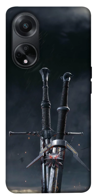 Чохол на Oppo A58 4G Мечі Ведьмака фото 1 з 1