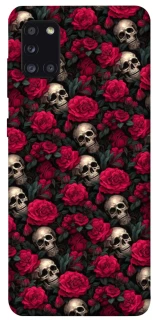 Чехол на Samsung Galaxy A31 Черепа и розы фото 1 из 1
