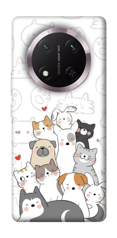 Чехол на Honor X9c Funny Pets фото 1 из 1