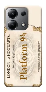 Чехол на Xiaomi Redmi Note 13 4G Ticket 9-3/4 фото 1 из 1
