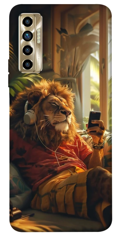 Чохол на TECNO Camon 17P Лев v2 фото 1 з 1