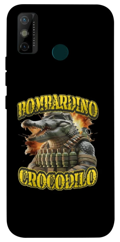 Чохол на TECNO Spark 6 Go Bombardino Crocodilo фото 1 з 1