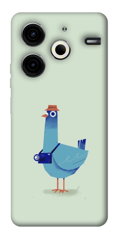 Чохол на TECNO Pova 6 Neo (LI6) Голуб-детектив фото 1 з 1