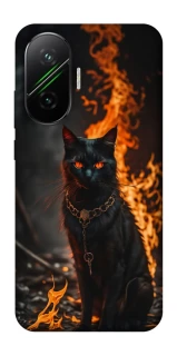 Чохол на Xiaomi Poco F7 Вогняний кіт фото 1 з 1