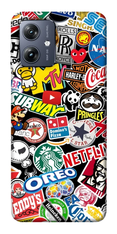 Чохол на Motorola Moto G54 brands фото 1 Чохол на Motorola Moto G54 brands фото 1 з 1