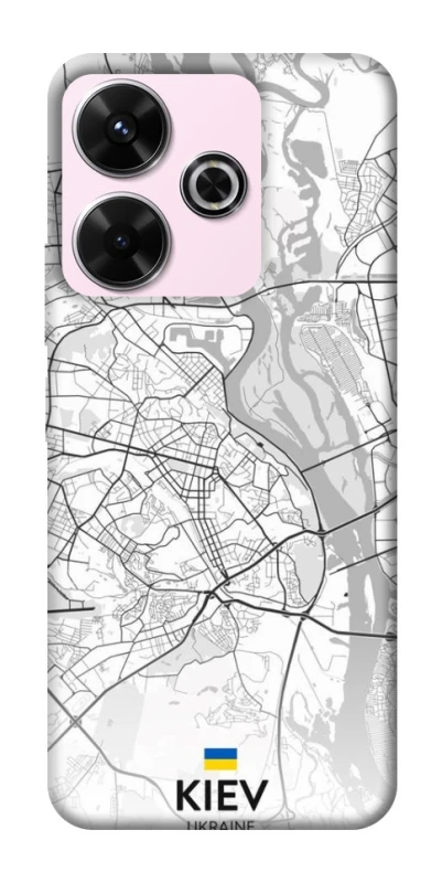 Чохол на Xiaomi Redmi 13 4G Kiev white map фото 1 з 1