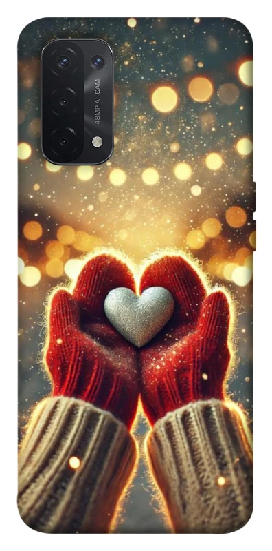 Чохол на Oppo A54 5G / A74 5G Heart in hand фото 1 з 1