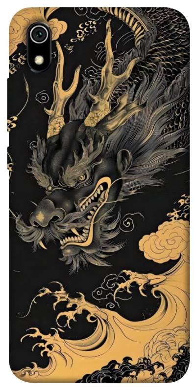 Чохол на Xiaomi Redmi 7A gold dragon фото 1 з 1