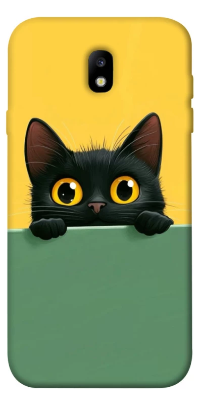 Чохол на Samsung J730 Galaxy J7 (2017) Black cat v2 фото 1 з 1