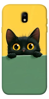 Чехол на Samsung J730 Galaxy J7 (2017) Black cat v2 фото 1 из 1
