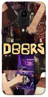 Чехол на Samsung J600F Galaxy J6 (2018) Roblox doors dark mode фото 1 из 1
