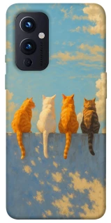Чехол на OnePlus 9 cats on wall фото 1 из 1