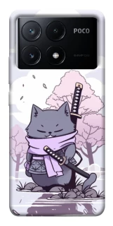 Чохол на Xiaomi Poco X6 Samurai cat фото 1 з 1